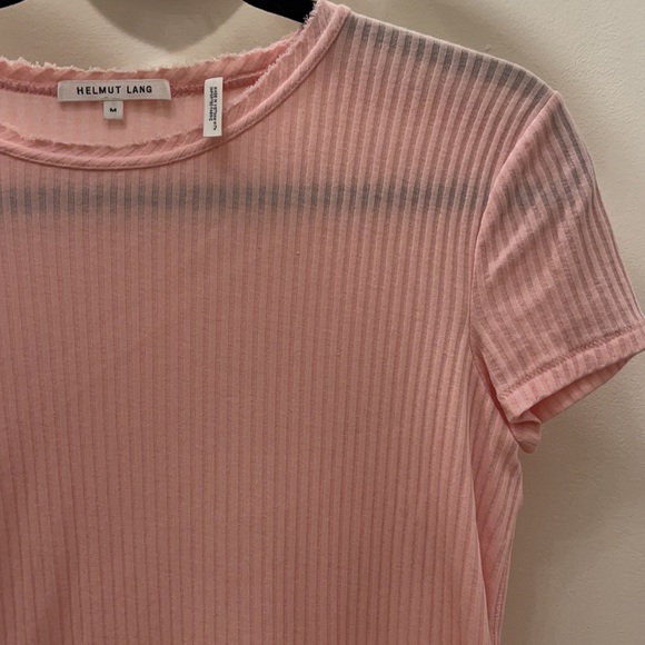 HELMUT LANG Ribbed cotton-jersey T-shirt - Picture 4 of 6